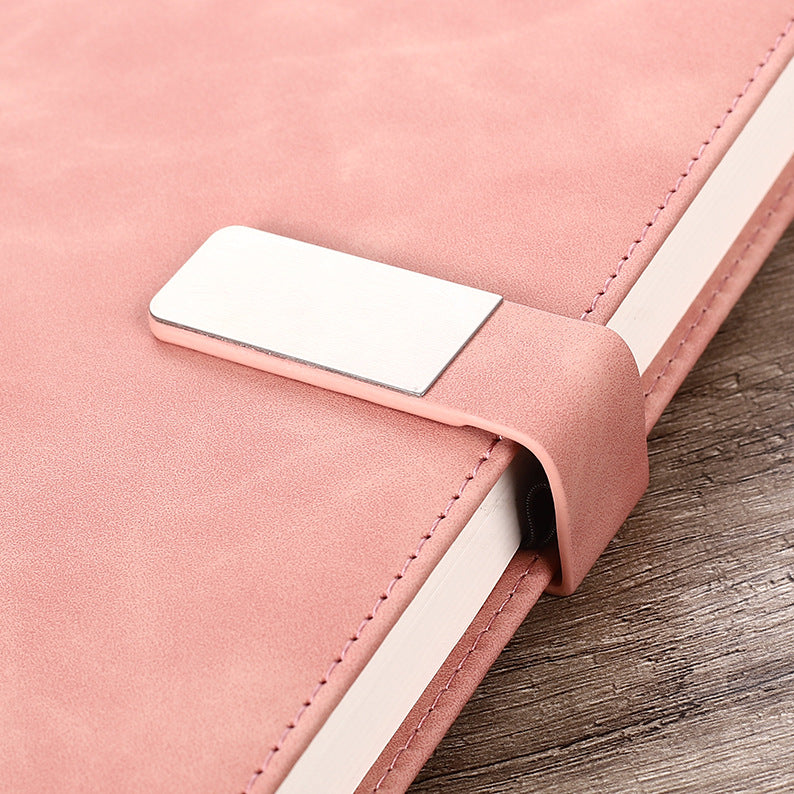 A5 Business Simple Thick Notebook Diary Spot Wholesale Printable Logo Leather Student Notebook
