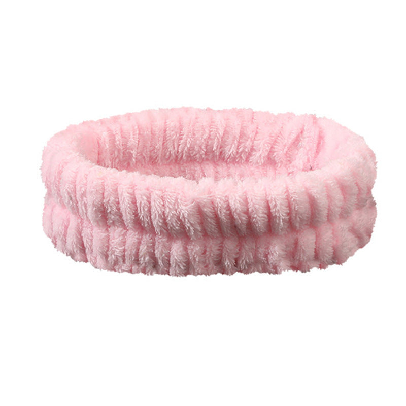 Hair Band Wrist Strap Suit Women's Face Wash Cuff Wet Wrist Strap Absorbent Plush Quick-drying Hair Band