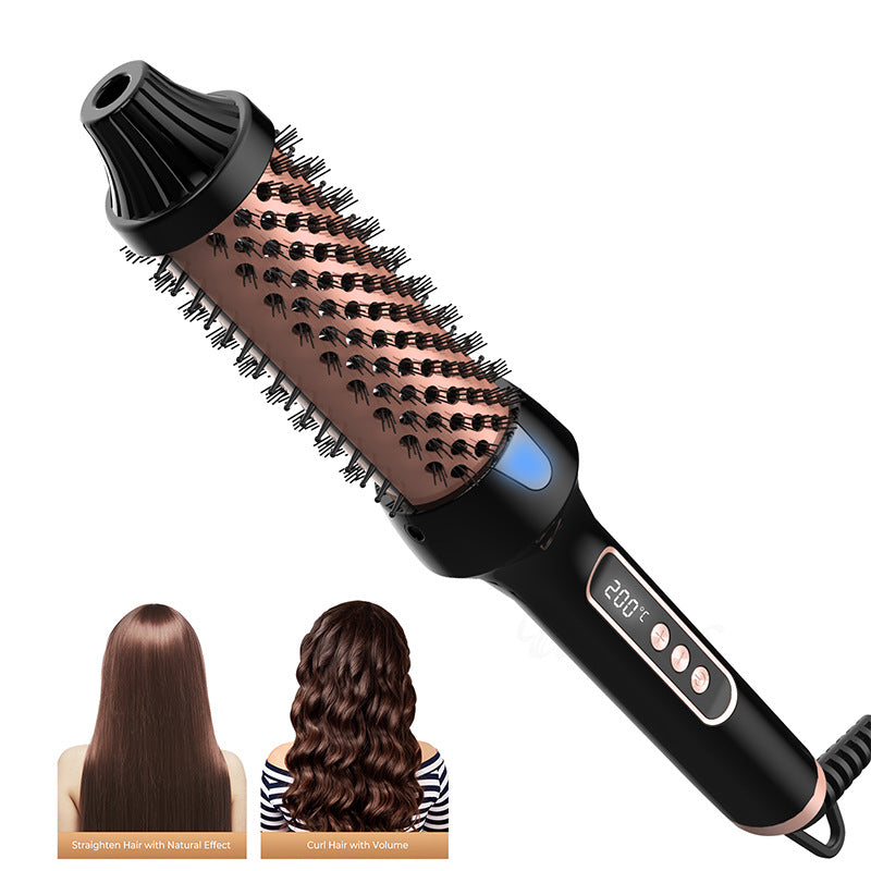 Hair Dryer Cross-border Three-in-one Curling Hair Stick Straight Curling Hair Dryer High-power Hot Air Comb